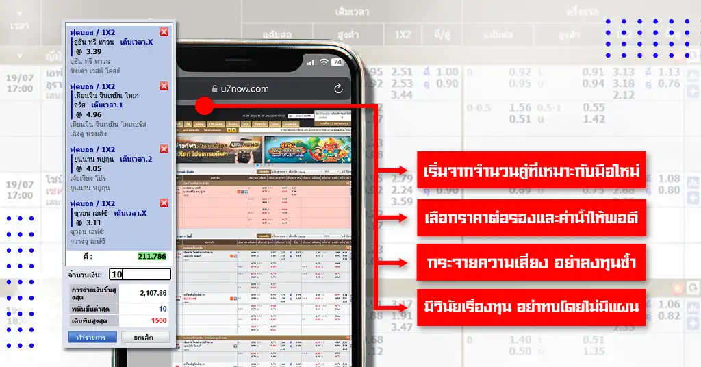 แทงบอลสเต็ปขั้นต่ำ 10 บาท